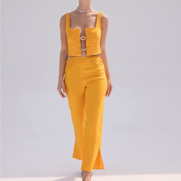 cult gaia Tops - DO NOT BUY for beauxvisages - Cult Gaia Grier Pant and Annie Top in Marigold